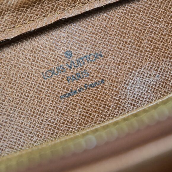 LOUIS VUITTON Orsay Clutch Hand Bag Monogram Leather Brown France - Picture 10 of 15